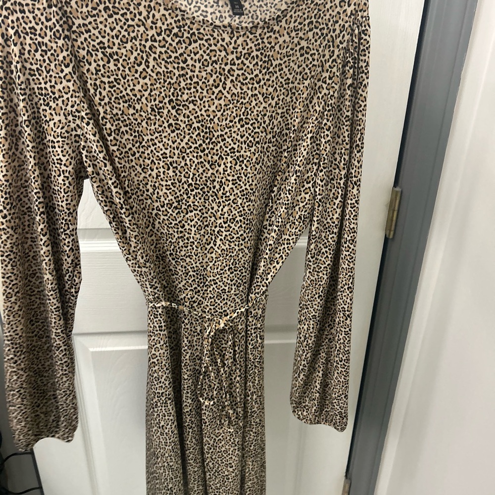 NWOT BANANA REPUBLIC animal print dress.